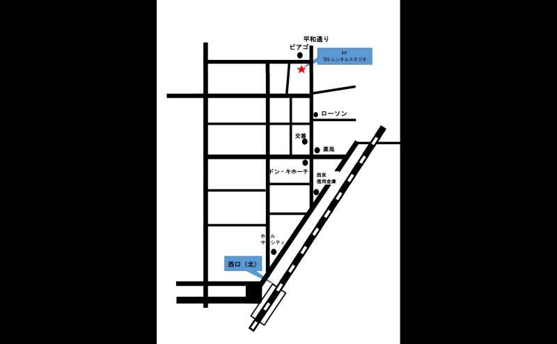 TDSレンタルスタジオのアクセス1