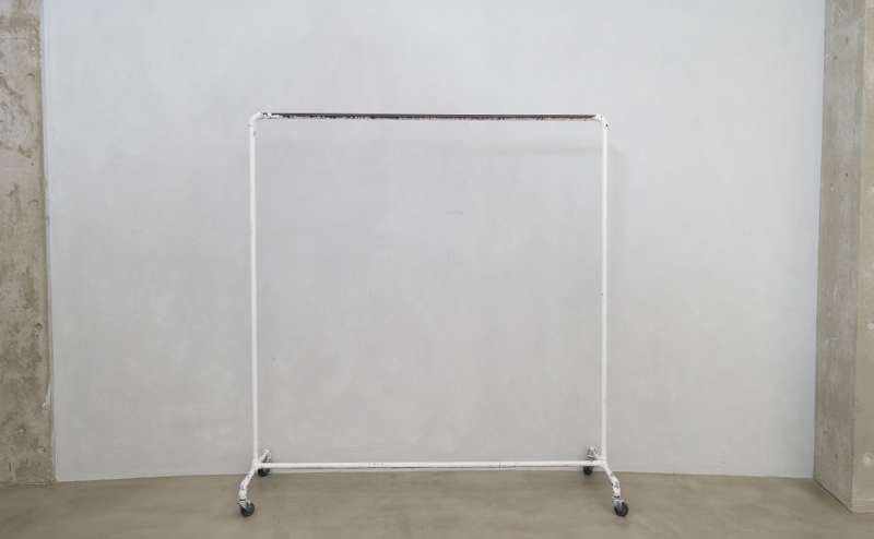 展示用ハンガーラック【ホワイト】|幅:130cm / 高さ:149cm ×4