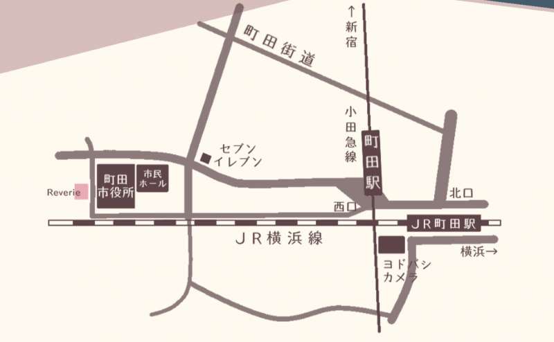 町田駅徒歩8分！パーティ・会議・WiFi・プロジェクター・高品質音響・防音・DVD鑑賞、多目的に利用できます！のアクセス1