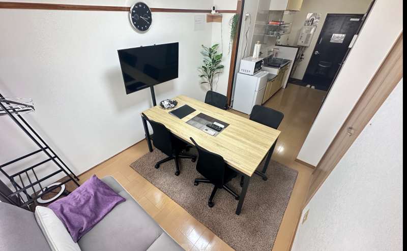 ４人がゆっくり座れます🎵