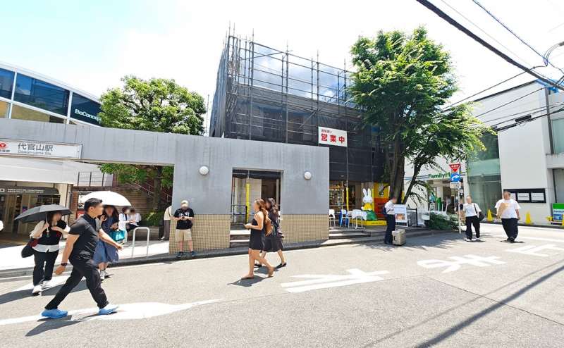 外観01|代官山駅目の前のファミリーマート上という抜群のアクセス