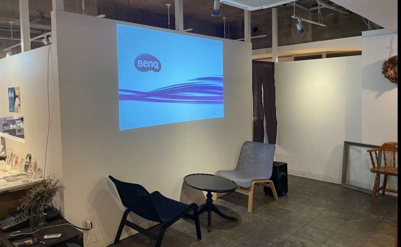 追加プロジェクター点灯時