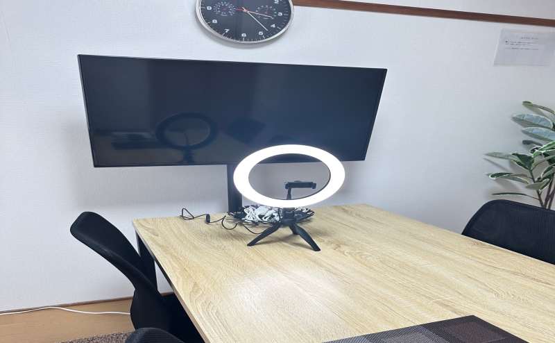 リングライトあります💡オンライ会議や面接に最適です🍀