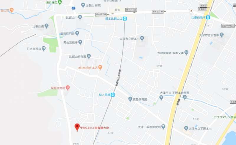 レンタルスペース天神山 松風庵（のど黒飴のCMに使われました）のアクセス1