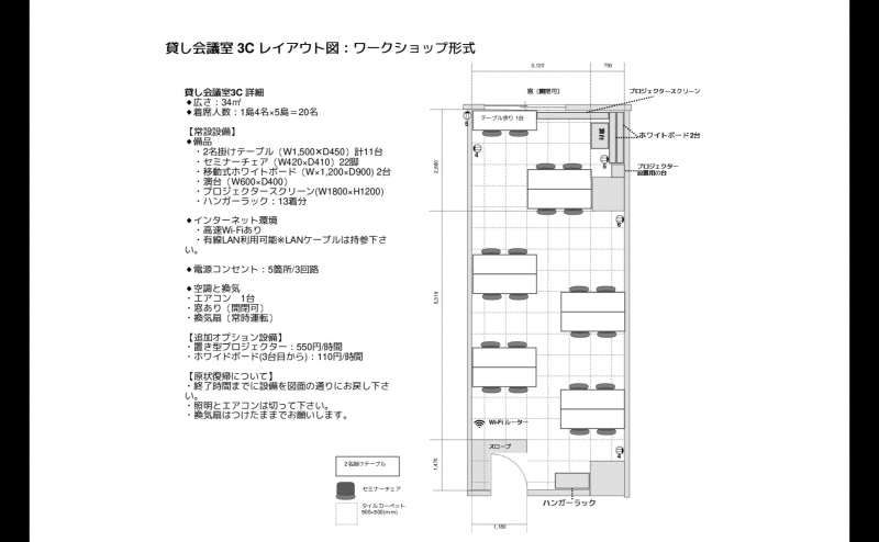 ワークショップ・グループ形式 20名