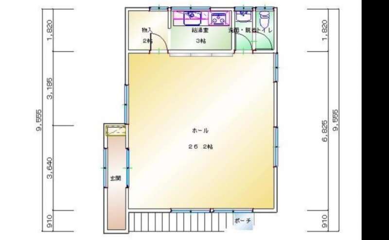 平面図(建物2階となります)