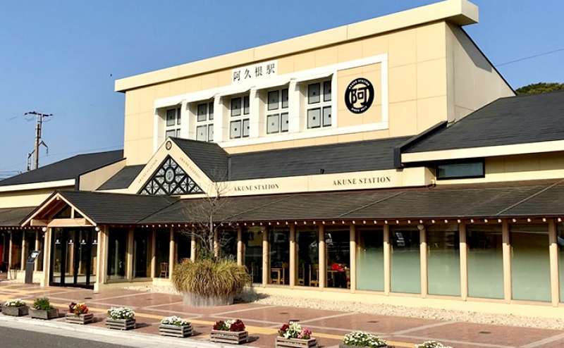 鹿児島 阿久根市 農園ガーデン空 物産館棟ここマルシェ屋上のアクセス1